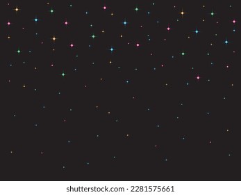illustration of starry sky background