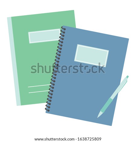illustration of stationary in office