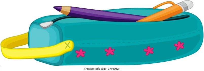 illustration of stationary on white