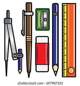 Illustration of stationery