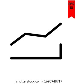 illustration of statistic flat icon