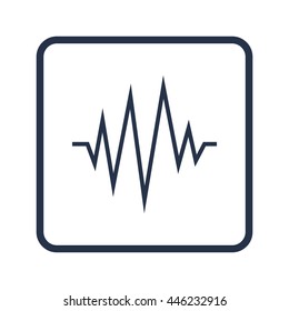 Illustration Of Statistics Icon. Premium Quality Web Icon.