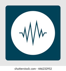 Illustration Of Statistics Icon. Premium Quality Web Icon.