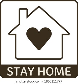 Illustration of Stay at home