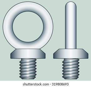 Illustration of the steel ringbolts