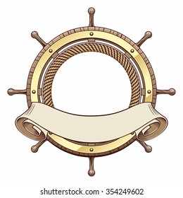  illustration of steering wheel frame