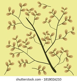 ilustración de tallos y hojas

