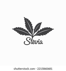 illustration of stevia leaf or stevia sugar, vector art.