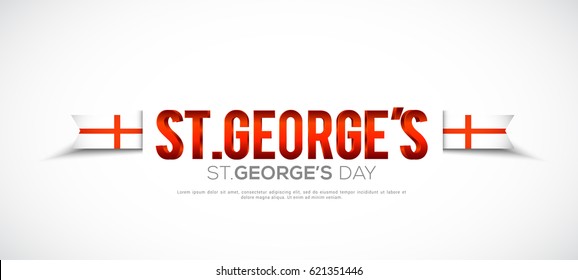 Illustration Of St.George's Day Background