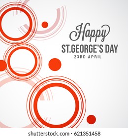 Illustration Of St.George's Day Background