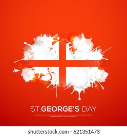 Illustration Of St.George's Day Background