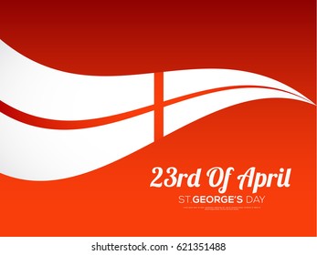 Illustration Of St.George's Day Background