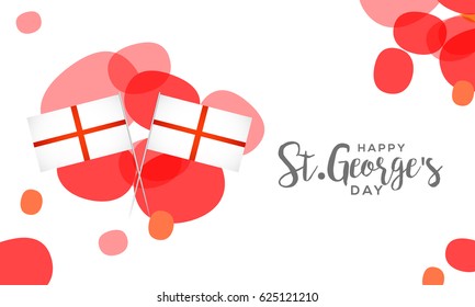 Illustration Of St.George's Day Background.