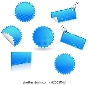 Illustration of stickers