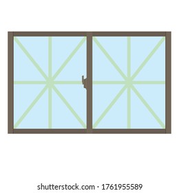 Illustration of sticking duct tape on the window.