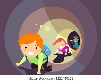 child crawl tunnel