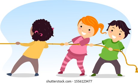 3,704 Children pulling rope Images, Stock Photos & Vectors | Shutterstock