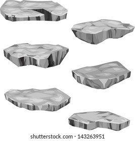 illustration  stone set