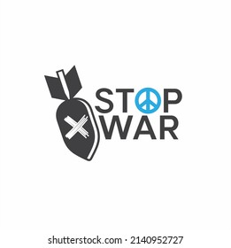illustration for stop war campaign, vector art.