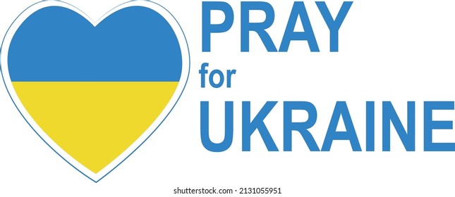 Illustration of Stop War concept on Ukraine flag background. No war and military attack in Ukraine poster. Concept of Ukrainian and Russian military crisis, conflict between Ukraine and Russia. 