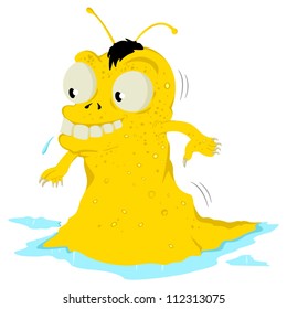 illustration of a strange creature