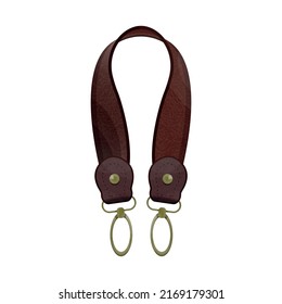 Illustration strap decorating and tailoring clothes, shoes, bags.