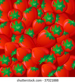 Illustration strawberries