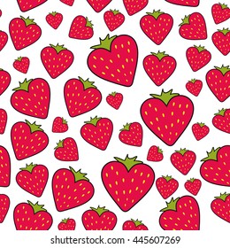 Illustration of strawberries   