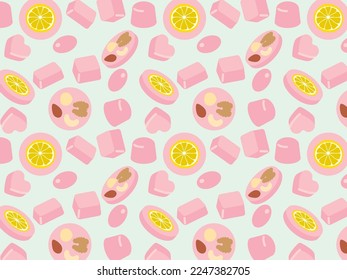 Illustration von Erdbeerschokoladenhintergrund