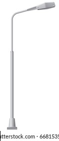 illustration of street city steel lamp on the road