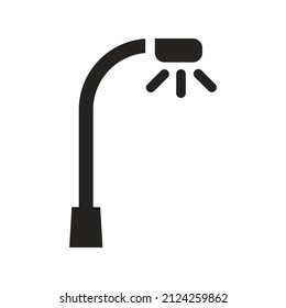 illustration of street lights, indicator lights, lighting, glyph icon design, solid.