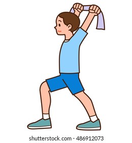 Illustration of stretch