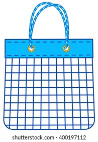 Illustration of the string shopping bag icon