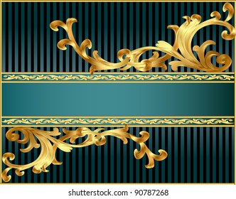  illustration striped background with pattern from gild