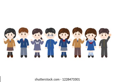 Illustration of student