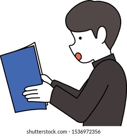 Illustration of a student reading a book01
Easy to use in educational fields