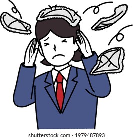 Illustration of a student undergoing violence