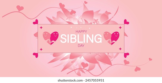 Illustration Stunning Designs for National Sibling Day