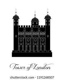 illustration in the style of a flat design on the theme of the sights of UK.