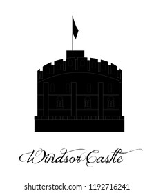 illustration in the style of a flat design on the theme of the sights of UK.