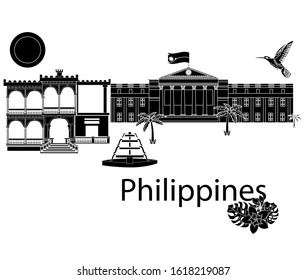 
illustration in style of flat design on the theme of Philippines.