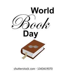 illustration of stylish text for World Book Day.