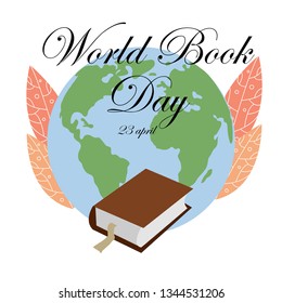 illustration of stylish text for World Book Day.
