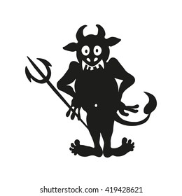 An illustration of a stylized troll or other monster 