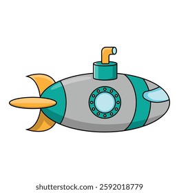 The Illustration of The Submarine
