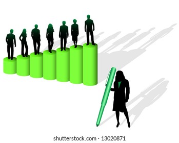 Illustration of success
