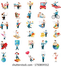 Illustration of a Successful Businessman