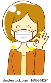 Illustration suffering from pollen symptoms