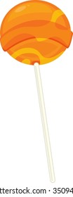 illustration of sugar candy on white