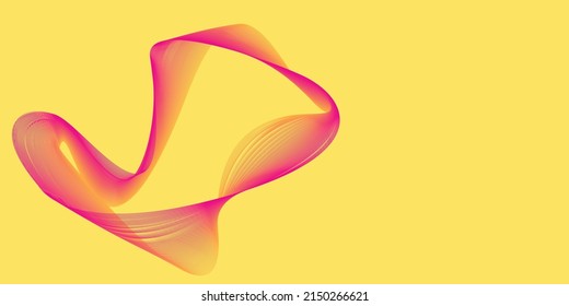 Illustration suitable for backdrop, Multi colored, line, wave effect in dark background, Abstract wallpaper, Image for website